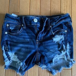 Denim shorts